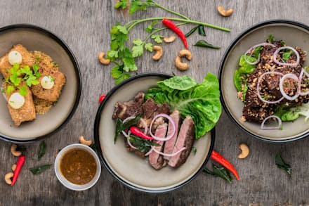 Colourful healthy meal